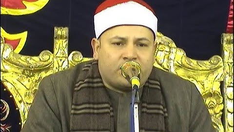 فيديو نادر الشيخ محمود صابر سورة الحشر والختام 7-9-2011  كوم مازن  - تلا - منوفية - قناة القيعى