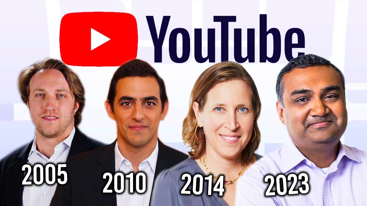 All YouTube CEOs IN ORDER 2005 Today YouTube