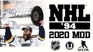 Let's Play NHL '94: 2020 Mod - The Good Old Hockey Game