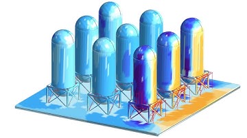 Robot Structural Analysis  Wind Loads Simulation