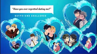 Boyfriend Challenge || “Have you ever regretted dating me?” || Rare Ships || Haikyuu Text