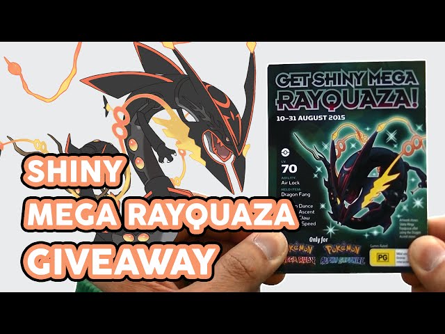 Shiny Rayquaza Distribution Event For Pokémon Omega Ruby & Alpha