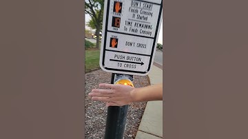 Checking out the Polara crosswalk buttons in Orland Park,  part 3
