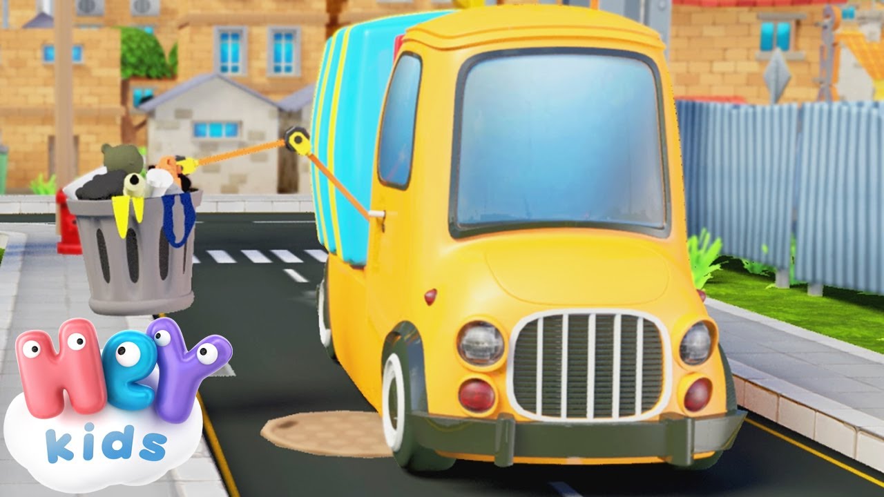 Le Camion Poubelle Chanson Heykids Comptines Pour Bebe Youtube
