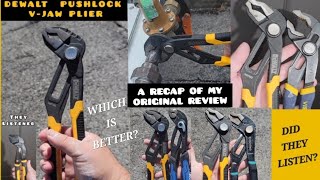 DEWALT PUSHLOCK PLIER REVIEW RECAP vs Kobalt, Irwin, Duratech, Knipex #Dewalt #Pushlock