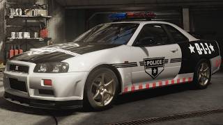 The Crew - Nissan Skyline GT-R (R34) (Police)