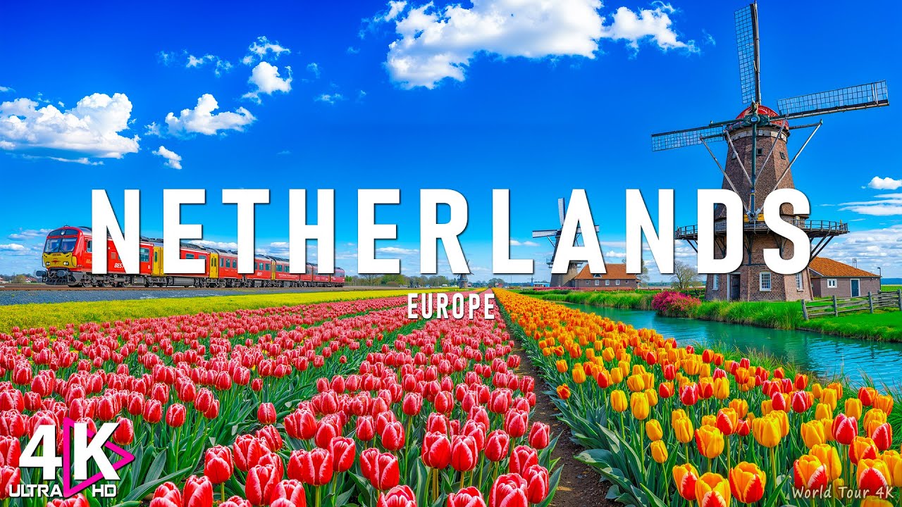 NETHERLANDS • Relaxation Film 4K - Peaceful Relaxing Music - Nature 4K Video UltraHD