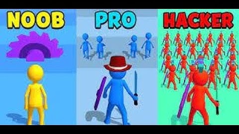 NOOB vs PRO vs HACKER   Join Clash 3D Gameplay Walkthrough Part 78 iOS & Android EP 17