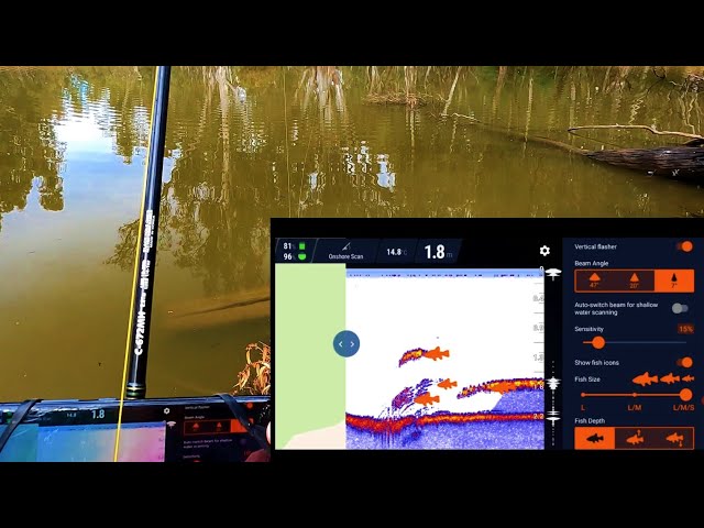 deeper chirp + 2 portable wifi fish finder review and demonstration 