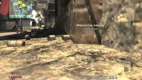 MW3 - Predator Missile Triple Kill On Village #2