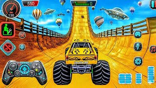Monster Truck Mega Ramp Impossible Driver - Ultimate Car Stunts GT Racing- Android GamePlay 2025 screenshot 4