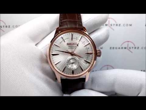 Zegarek SEIKO PRESAGE AUTOMATIC POWER RESERVE SSA346J1   - YouTube