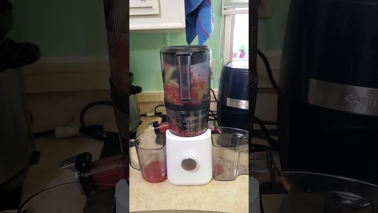 NAMA J2 juicer in action YouTube