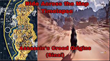Walk Across the Map Time Lapse| Assassin