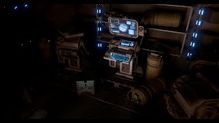 Sci-fi control panel, quick first-person overview. Unity/blender.