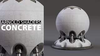 How to Create Realistic Concrete Shaders in Arnold for Cinema 4d