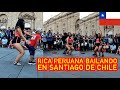 HAITIANO BAILANDO CON HERMOSA PERUANA EN SANTIAGO DE CHILE