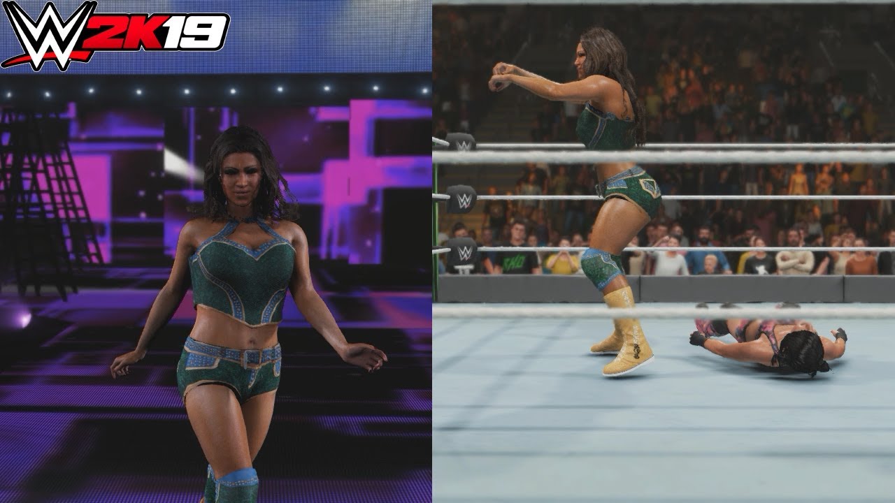 WWE 2K19 PC Mods Eve Torres Entrance Signature Finisher Victory