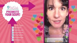 Periscope PeriGirls Promote Your Scope Catherine Wiggins @c wiggins 11232015