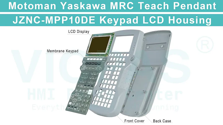How to Repair Motoman Yaskawa Yasnac MRC JZNC-MPP10DE Keypad LCD Housing?