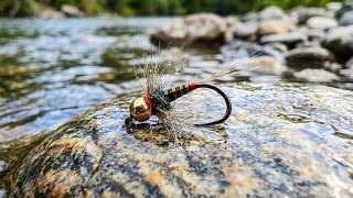 Quill body CDC nymph. How to tie. Fly tying tutorial.  screenshot 4