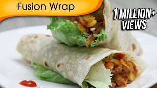 Fusion Wrap  Healthy Veg Wrap  Quick Easy To Make Tiffin Snacks / Brunch Recipe By Ruchi Bharani