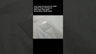Laser cutting machine could help to make complex glass graphics faster and better. #GlassCutting