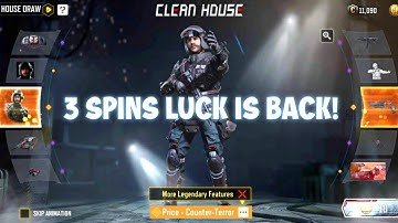*NEW* Clean House Draw CODM | Legendary Price Counter Terror & J358 Heavy Handed Cod Mobile