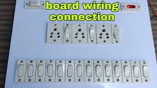 17 Switch 3 Socket 1  Fuse 1 Indicator Board Wiring Connection || Sinha Electricals