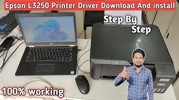 Epson L3250 Printer driver install download Laptop and Computer 2023 | #techsdsupport