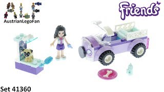 Мульт Lego Friends 41360 Emmas Mobile Vet Clinic Lego 41360 Speed Build