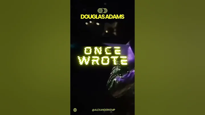 Douglas Adams Once Wrote #shorts #short #quotes #books 3