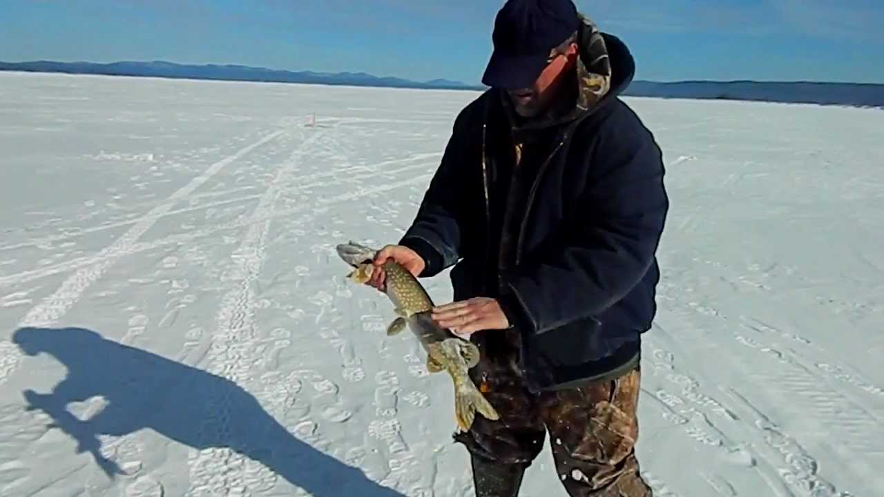 Ice Fishing Sacandaga Lake 