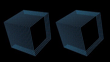VR Cubes by TouchDesigner