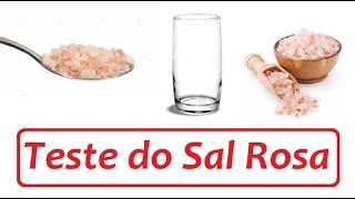 Cuidado – Teste o Sal Rosa do Himalaia para saber se é verdadeiro ou falso