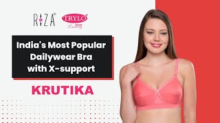Trylo Krutika Plain - India's most popular dailywear bra with X-support