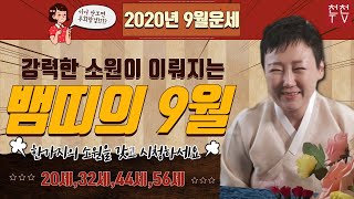 2020년 9월 [뱀띠운세]가정의 평안과 화목을 바란다면 꼭뱀띠의 나이대별 양력 9월 운세와 신명카드로 소원…