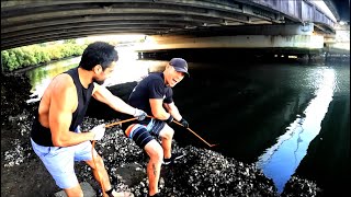 Caught Something BIG Magnet Fishing Under a DODGY Bridge
