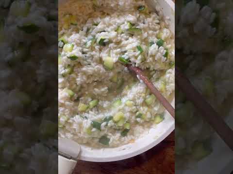 risotto zucchine taleggio