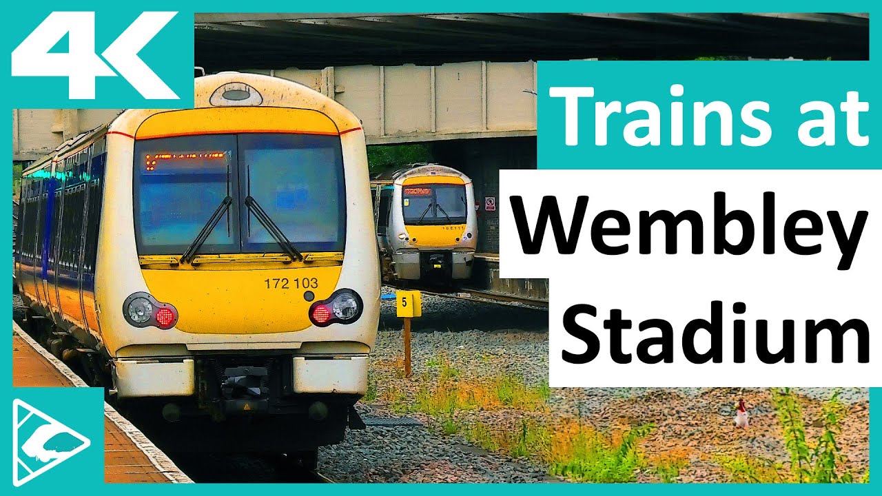 Trains at Wembley Stadium (Chiltern) 14/07/2020