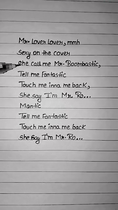 Boombastic💥|| Shaggy || ( Mr.lover lover❤️)#lyrics #viral #shorts #subscribetomychannel