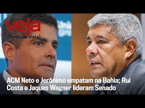 Paraná Pesquisas: ACM Neto e Jerônimo empatam na Bahia; Rui Costa e Jaques Wagner lideram Senado