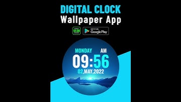 live clock Wallpaper with a date lock screen