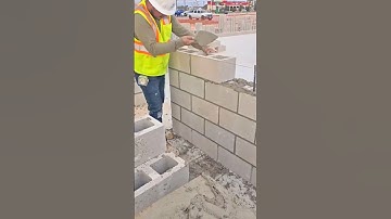 Building a Strong Foundation: Precision and Skill in Concrete Block Masonry