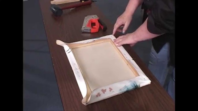 How to stretch a canvas onto a frame? - Numeral Paint Kit
