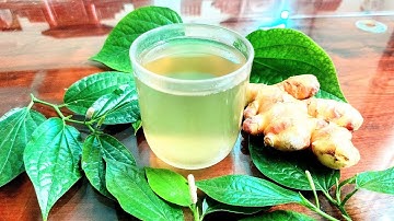 Trà Gừng Lá Lốt , Bài Thuốc Quý Trị Đau Lưng Đau Khớp Gối