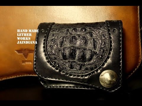 Making A Leather Coin Case