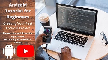 Android Tutorial for Beginners 5 Creating Your First Android Project 2020#TechnicalAtmanirbharBharat