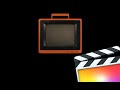 Retro tv final cut pro x tutorial