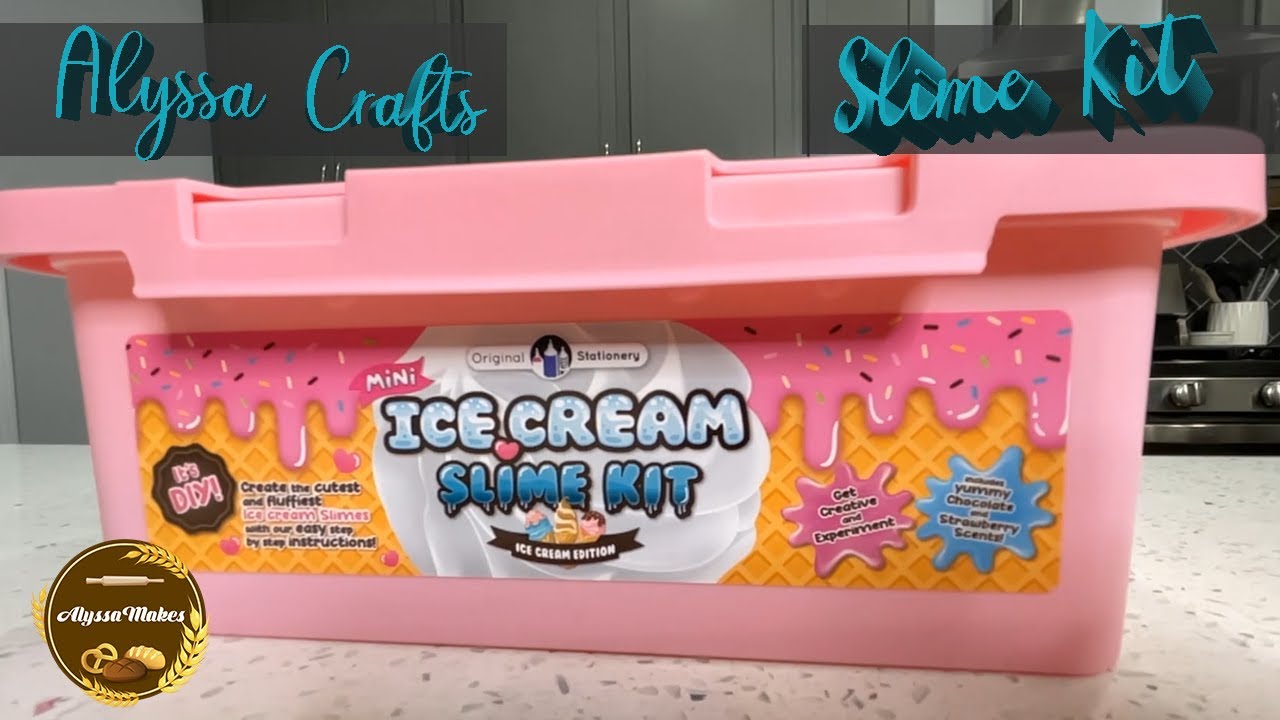  Original Stationery Mini Ice Cream Slime Kit, Girls